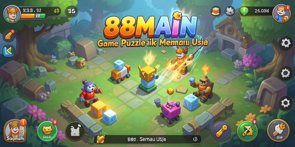 Tampilan gameplay menarik dari 88MAIN yang menantang dan seru.