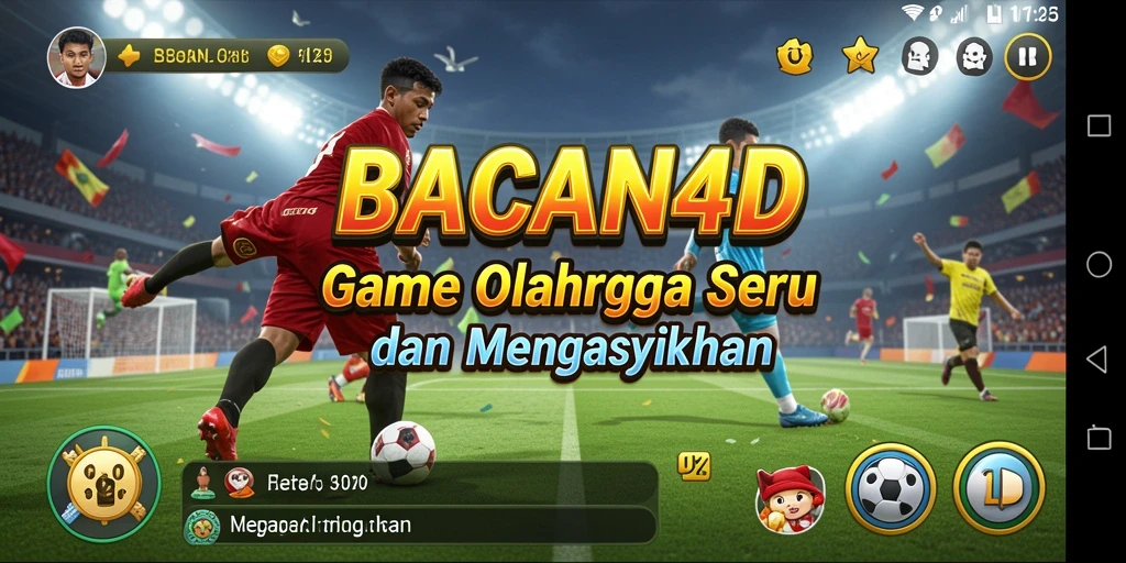 Tampilan menarik dari gameplay <strong>BACAN4D</strong> yang penuh aksi olahraga.
