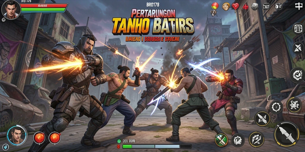 Tampilan seru gameplay Fighting di BRO178 yang menegangkan.