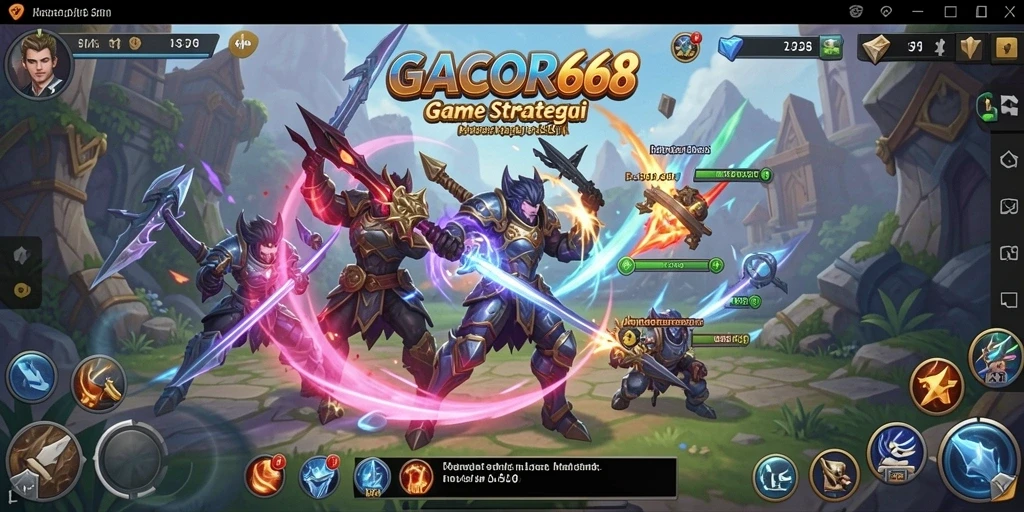 Screenshot gameplay GACOR668 dengan aksi strategi yang mendebarkan.