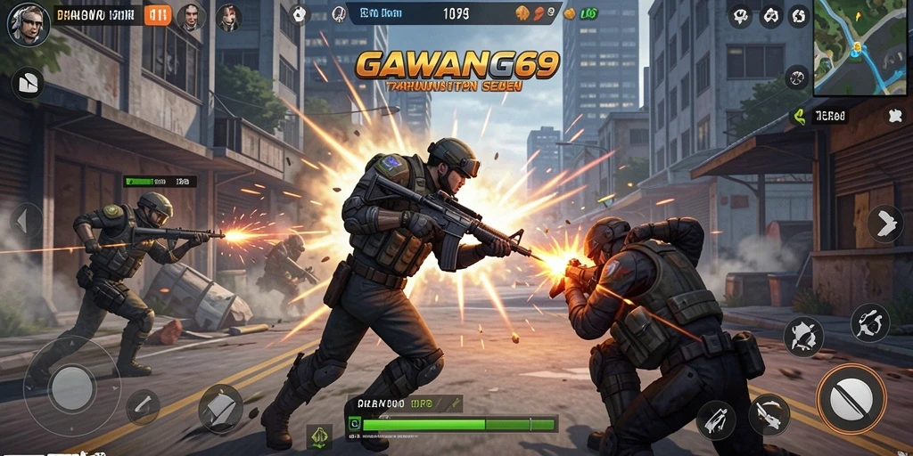 Tampilan menarik dari gameplay TPS GAWANG69 dengan aksi lasak.