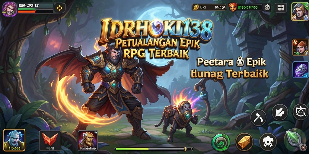 Tampilan gameplay seru dari IDRHOKI138 dengan karakter yang beraksi.