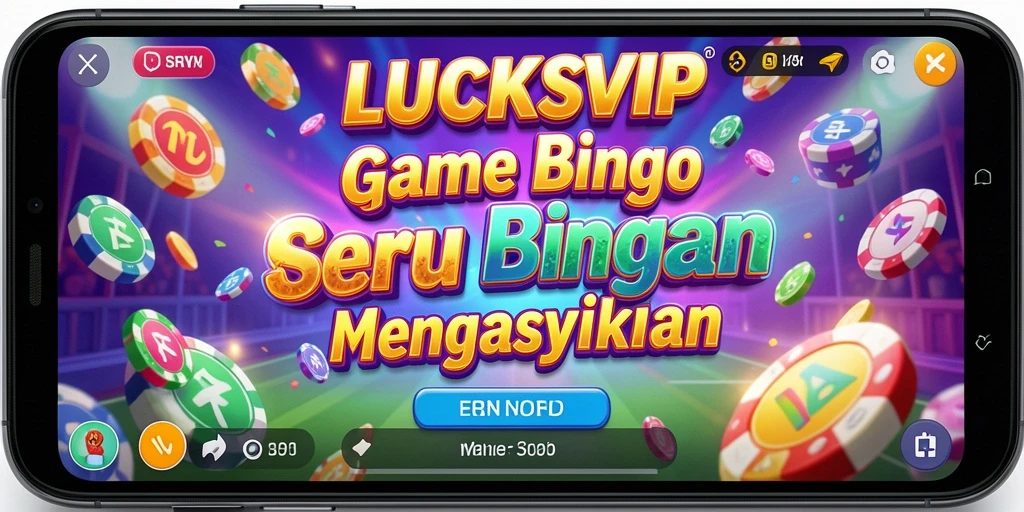 Tampilan gameplay Bingo yang seru dan mengasyikkan di LUCKSVIP.