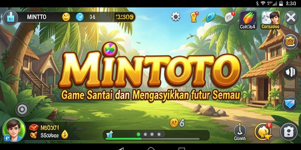 Screenshot MINTOTO menampilkan gameplay yang ceria dan mengasyikkan.