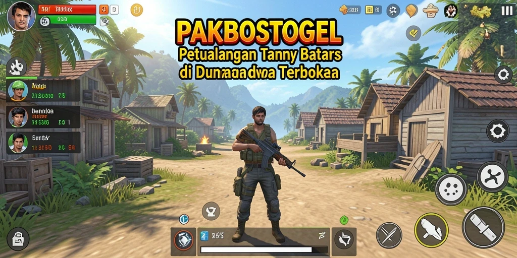 Tampilan gameplay Open World yang memukau dan penuh aksi.