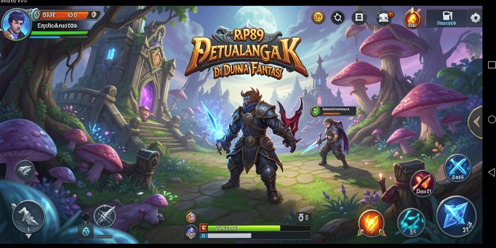 Tampilan gameplay yang mendebarkan dan grafis menawan di RAP89.