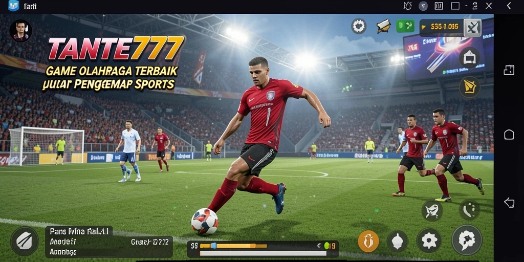 Tampilan gameplay menarik dari TANTE777 dengan berbagai mode olahraga.