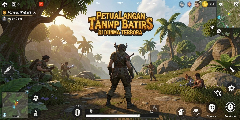Tampilan gameplay yang menakjubkan di dunia terbuka WG87.